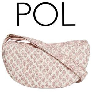 POL Floral Quilted Crossbody Bag NWT